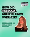Rebecca M, social media manager at MyPocketSkill