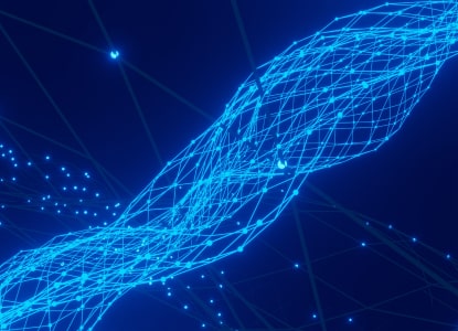 Abstract depiction of networks