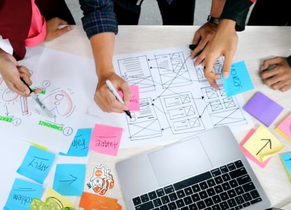 HTML and CSS code on screen